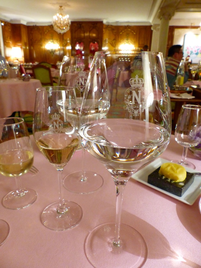 Le verre "Négresco" table du Chantecler