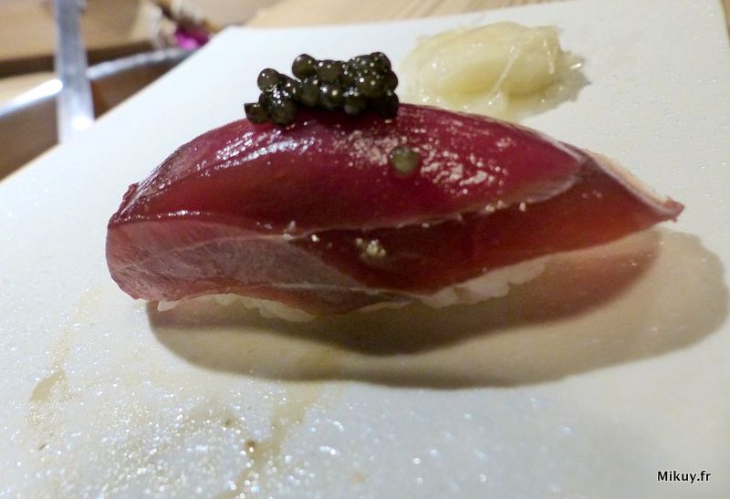 Thon rouge et caviar - Sushi-K
