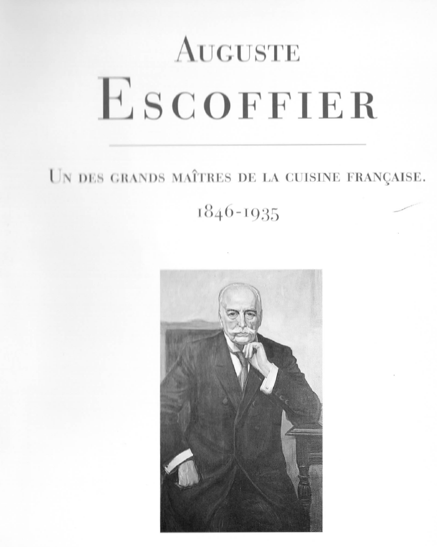 couverture du livret Auguste Escoffier