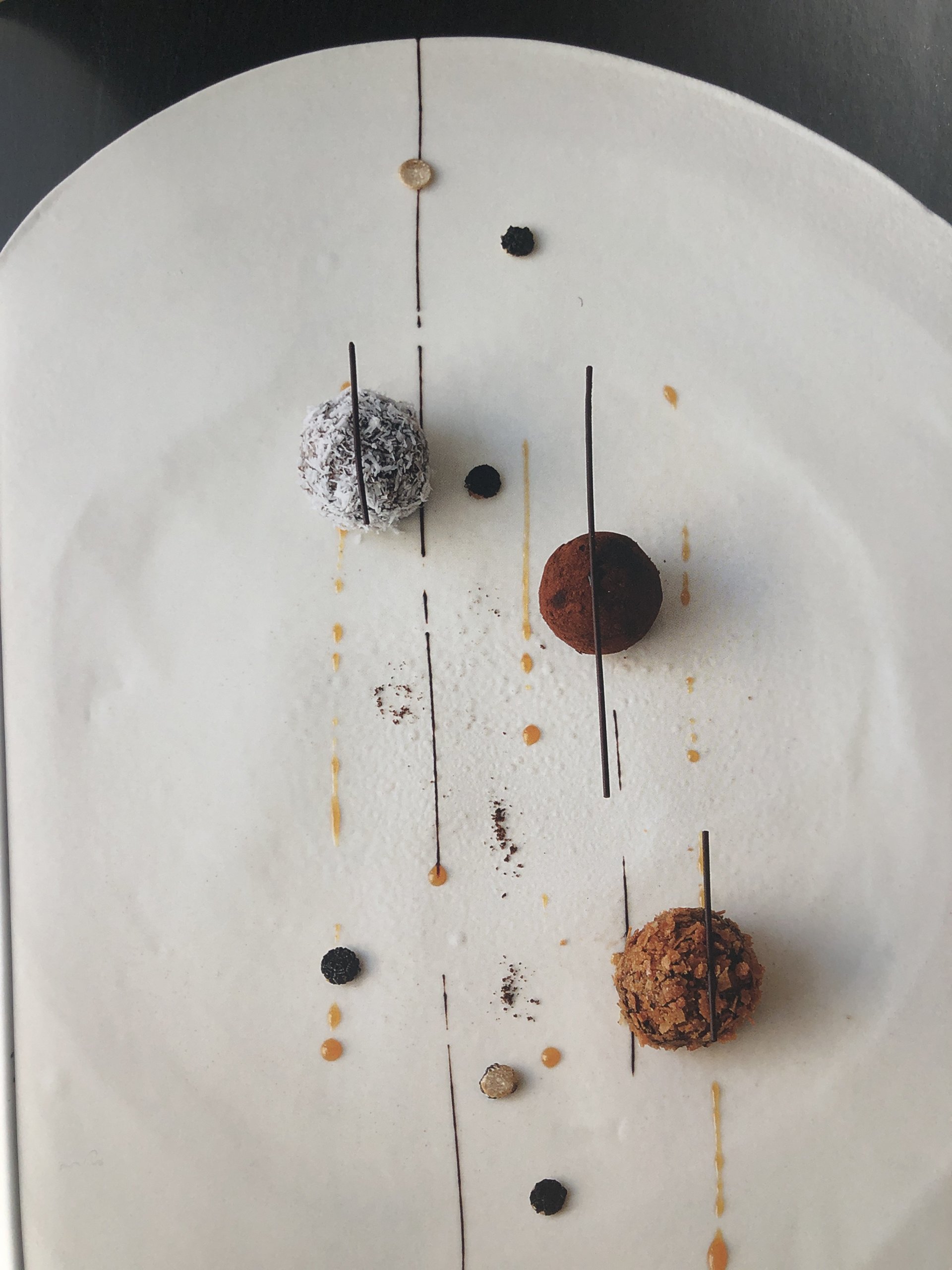Partition de truffe au chocolat, par chef Marcel Ravin