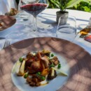 Poulpe de Méditerranée cuit à basse température, cueillette sauvage et pois chiches de Rocbaron Le Relais des Moines - Sébastien Sanjou - A table !