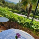 Vue plongeante sur le massif des Maures Une belle adresse : le Relais des Moines, la table de Sébastien Sanjou, ambiance