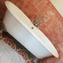 Oh, un douche à pieds de lion ! Le Mas des Candeliers, Château Roubine