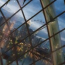 Vue sur la ville depuis le Cloud Forest Dome Singapour - Cloud Forest Dome