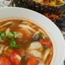 Délicieuse soupe perannakan des cuisines de David Senia Singapour - Délicieuse soupe perannakan