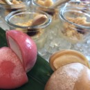 Mochi glacés et cheese cake.. Nobu