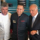 le MOF Didier Aniès, notre champion Wagner Spadacio, le directeur du Fairmont Xavier F. Rugeroni Nobu